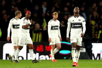 LONDON, ENGLAND - APRIL 02: Ryan Sessegnon of Fulham FC reacts during the Premier League match between Watford FC and Fulham FC at Vicarage Road on April 2, 2019 in London, England. (Photo by Chloe Knott - Danehouse/Getty Images)