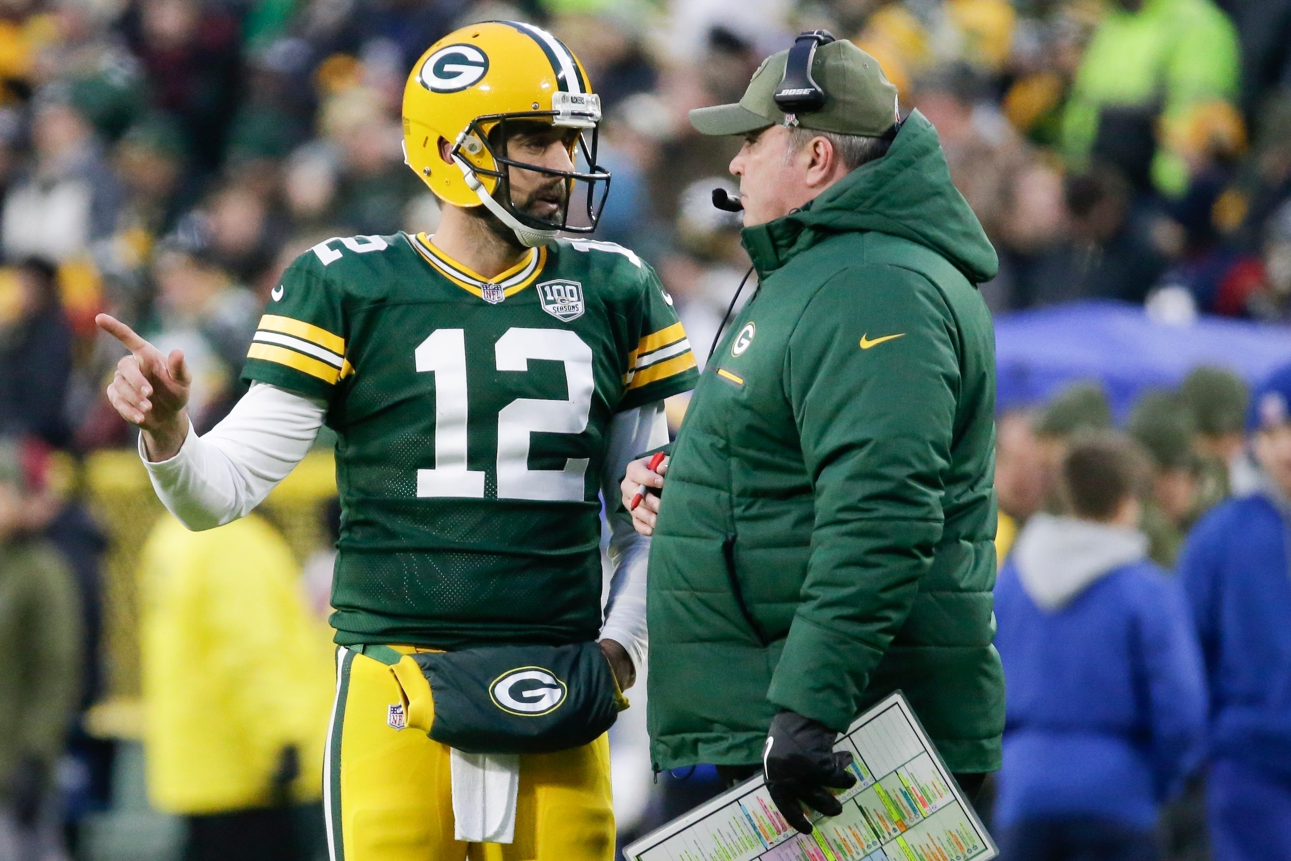 Though they won a Super Bowl together in 2010, Aaron Rodgers and Mike McCarthy often did not see eye-to-eye on play calling.