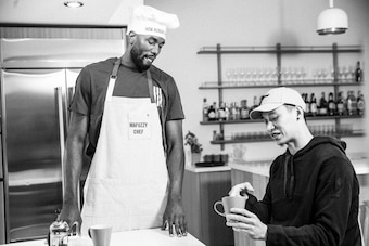 Not long after guard Jeremy Lin arrived in Toronto, Serge Ibaka welcomed him to the show