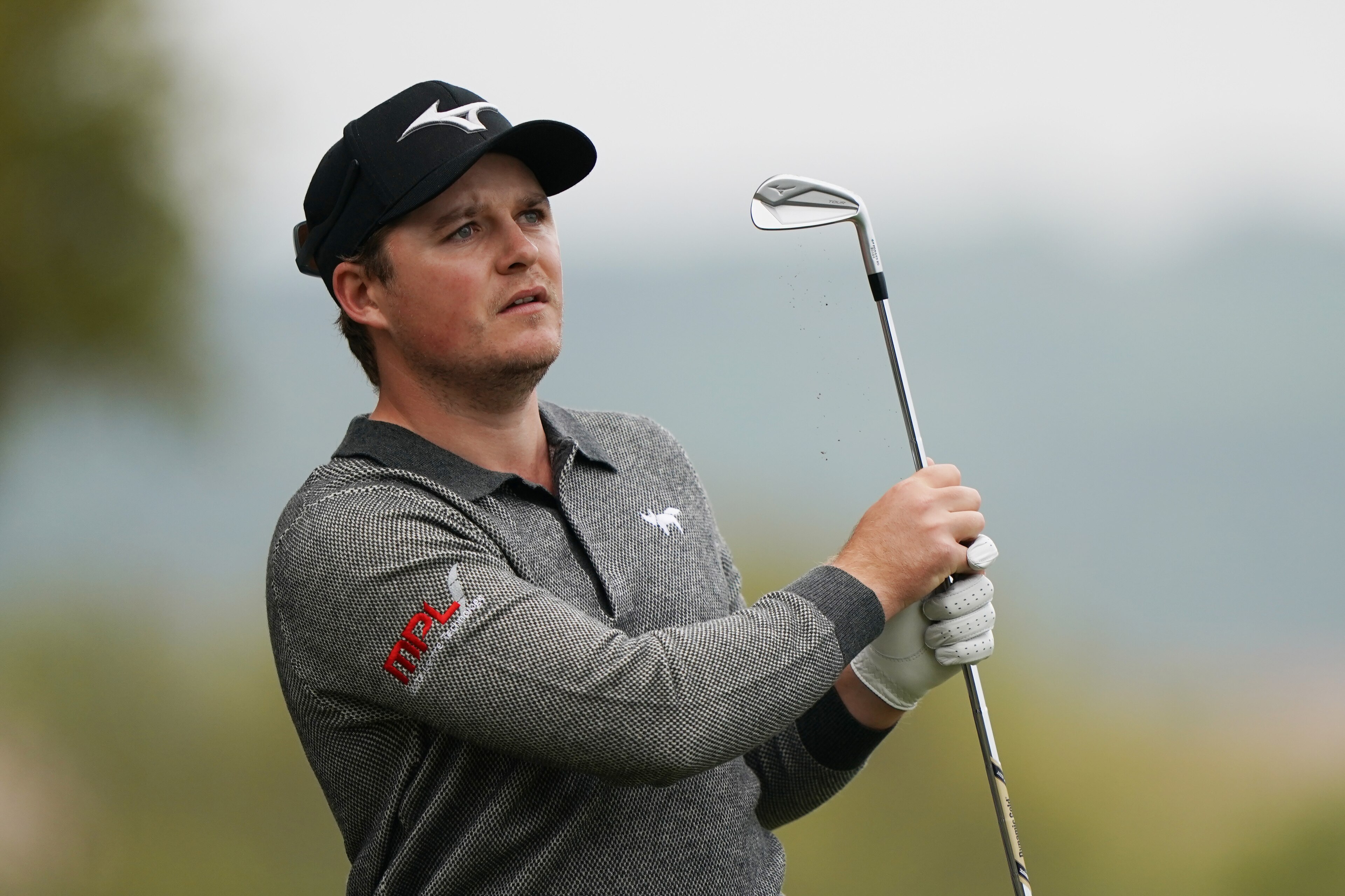 AUSTIN, TEXAS - MARCH 29: Eddie Pepperell of England plays a shot in his match against Emiliano Grillo of Argentina during the third round of the World Golf Championships-Dell Technologies Match Play at Austin Country Club on March 29, 2019 in Austin, Tex