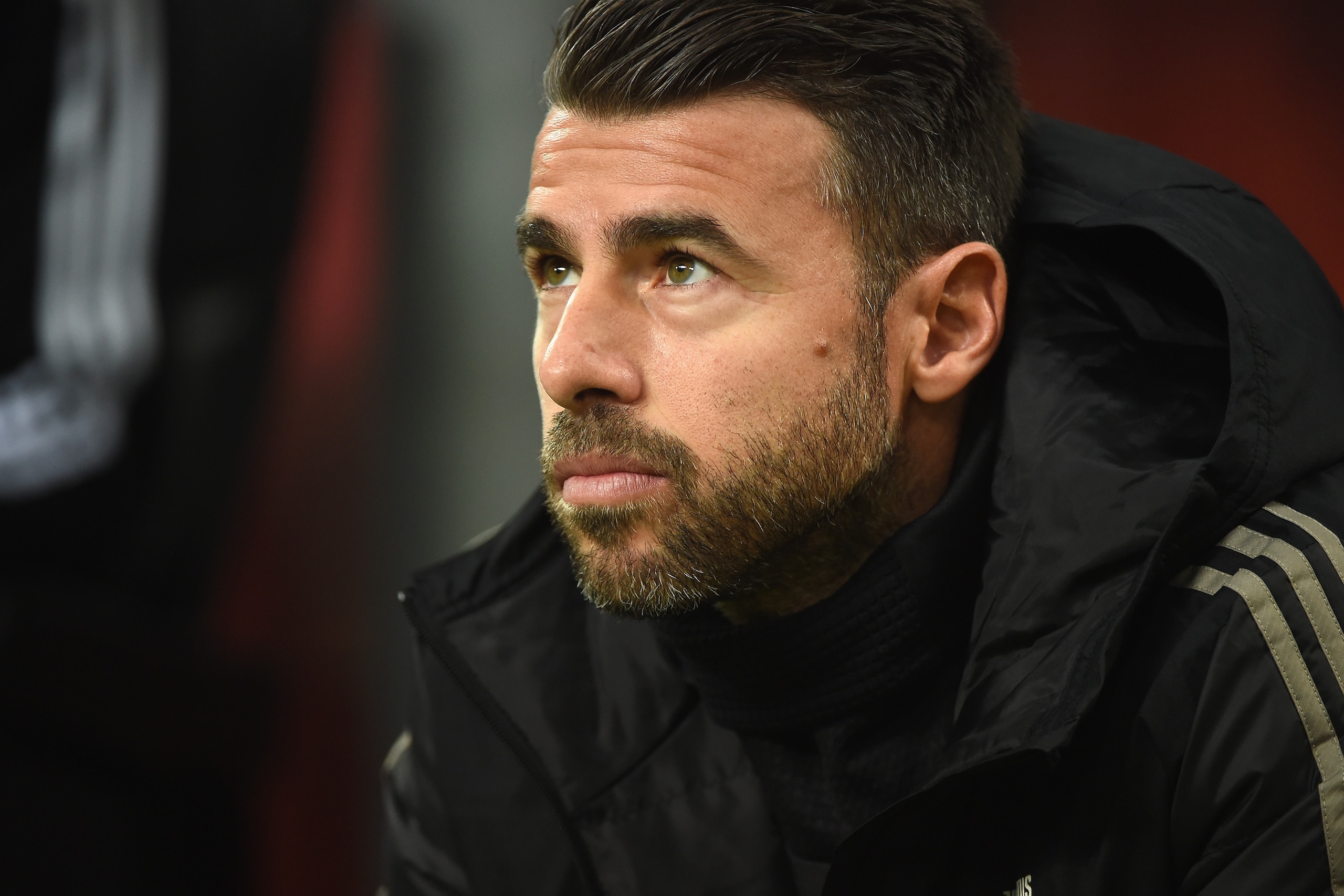 MILAN, ITALY - NOVEMBER 11:  Andrea Barzagli of Juventus looks during the Serie A match between AC Milan and Juventus at Stadio Giuseppe Meazza on November 11, 2018 in Milan, Italy.  (Photo by Pier Marco Tacca/Getty Images)