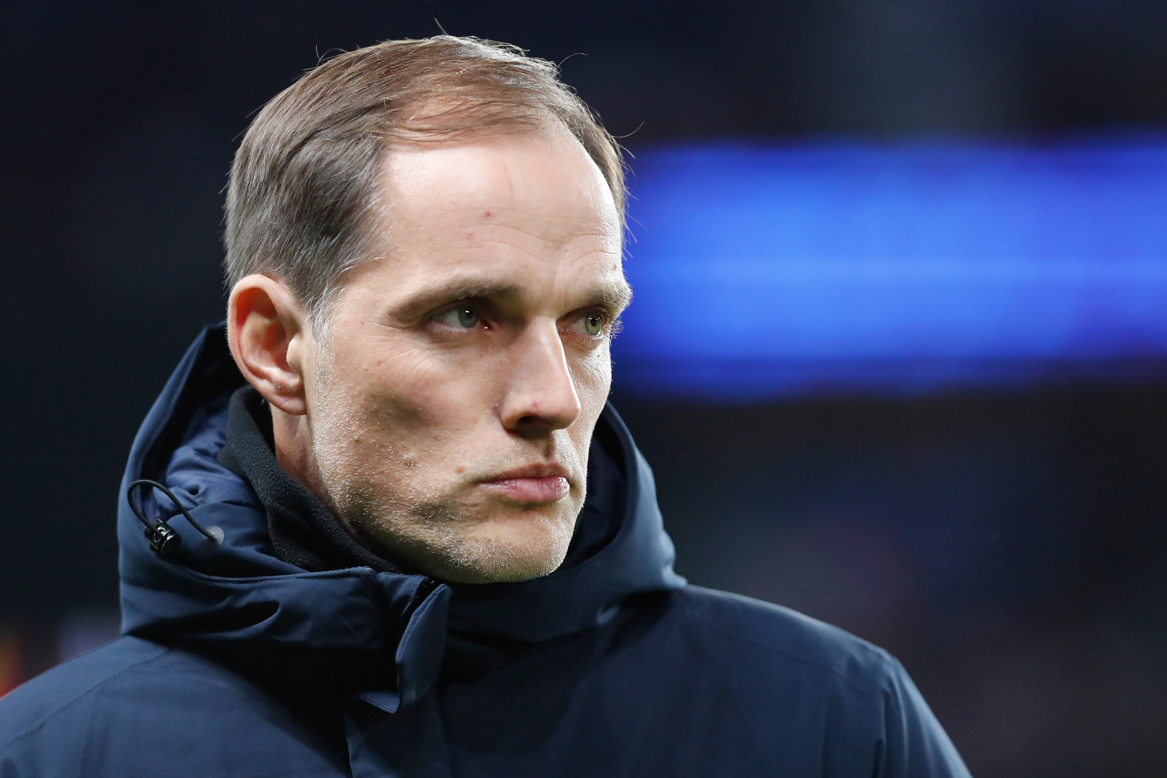 PARIS, FRANCE - APRIL 03: Thomas Tuchel Head Coach of Paris Saint-Germain looks on during the Coupe de France Semi Final match between Paris Saint-Germain and FC Nantes at Parc des Princes on April 3, 2019 in Paris, France. (Photo by Catherine Steenkeste/ PARIS, FRANCE - APRIL 03: Thomas Tuchel Head Coach of Paris Saint-Germain looks on during the Coupe de France Semi Final match between Paris Saint-Germain and FC Nantes at Parc des Princes on April 3, 2019 in Paris, France. (Photo by Catherine Steenkeste/