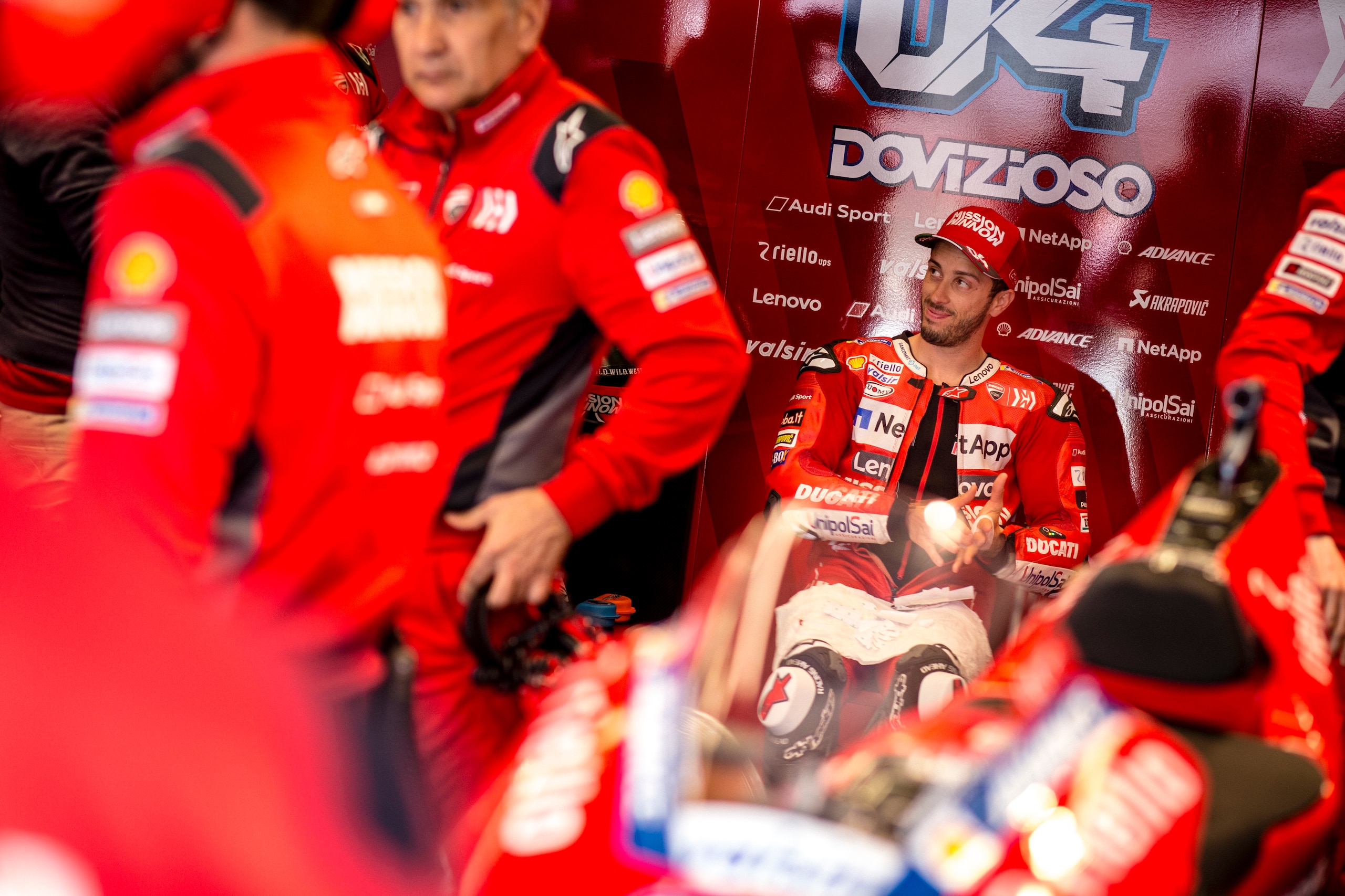 AUSTIN, TX - APRIL 13: Adreea Dovizioso of Italy in the pits during the Qualifier at MotoGP Red Bull U.S. Grand Prix of The Americas at Circuit of The Americas on April 13, 2019 in Austin, Texas. (Photo by Christian Pondella/Getty Images) AUSTIN, TX - APRIL 13: Adreea Dovizioso of Italy in the pits during the Qualifier at MotoGP Red Bull U.S. Grand Prix of The Americas at Circuit of The Americas on April 13, 2019 in Austin, Texas. (Photo by Christian Pondella/Getty Images)
