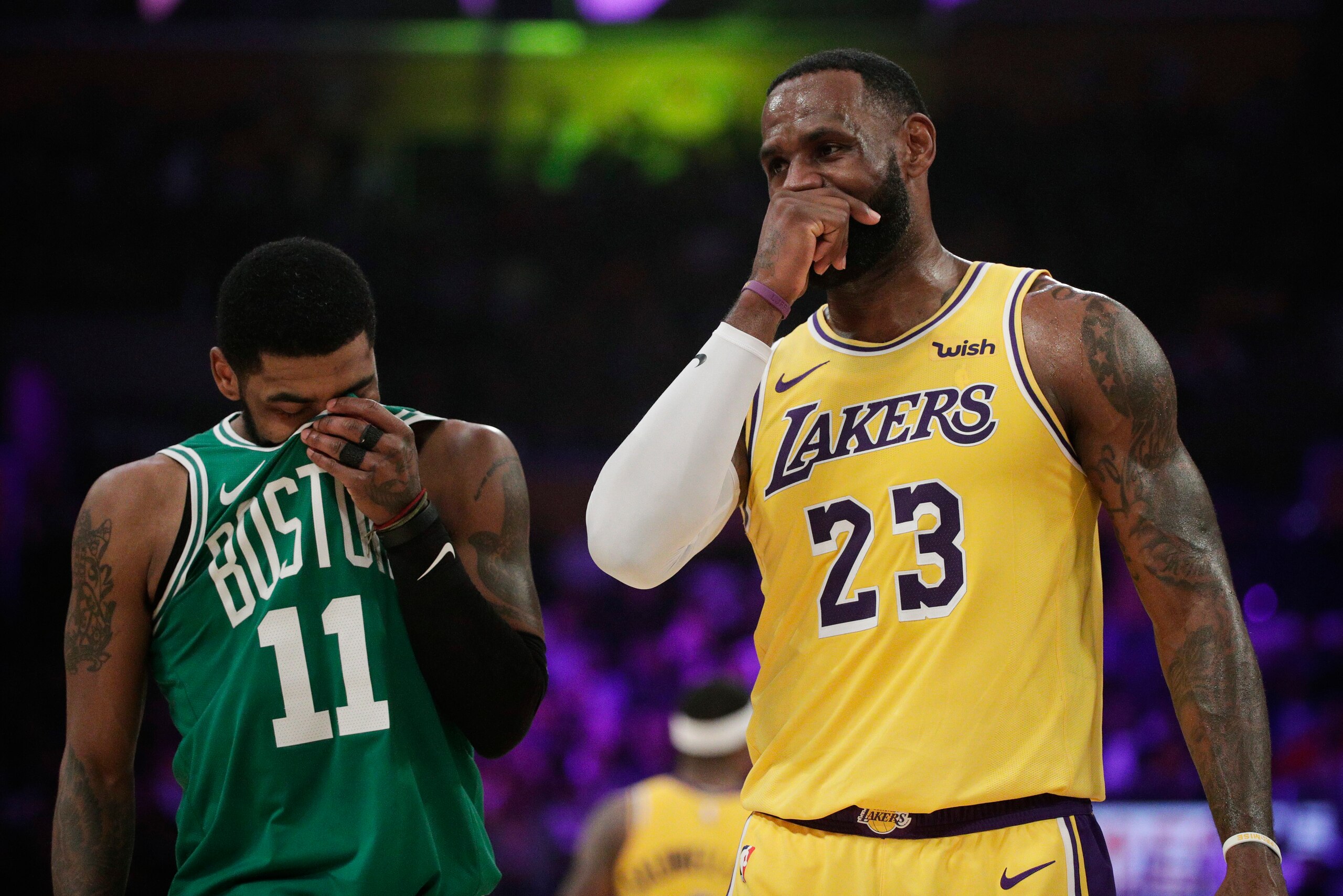 Kyrie Irving and LeBron James Kyrie Irving and LeBron James