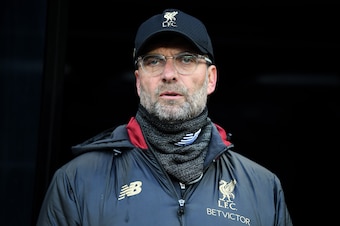 NEWCASTLE UPON TYNE, ENGLAND - MAY 04: Jurgen Klopp of Liverpool looks on prior to the Premier League match between Newcastle United and Liverpool FC at St. James Park on May 04, 2019 in Newcastle upon Tyne, United Kingdom. (Photo by Laurence Griffiths/Ge