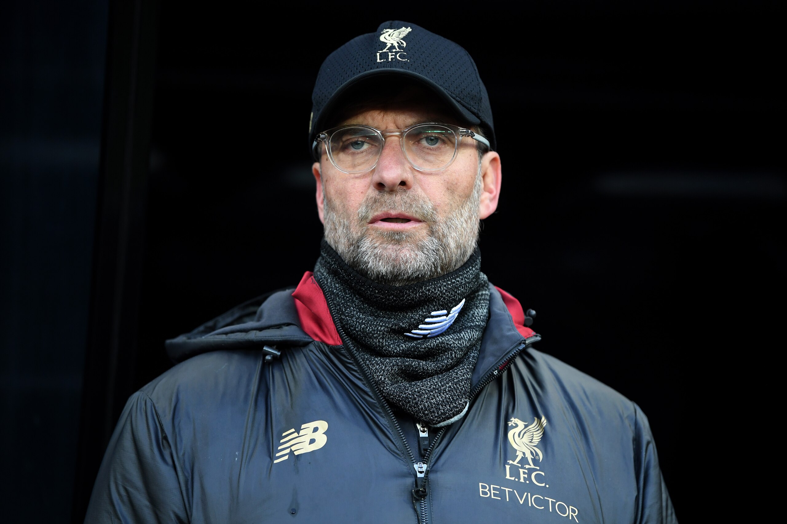 NEWCASTLE UPON TYNE, ENGLAND - MAY 04: Jurgen Klopp of Liverpool looks on prior to the Premier League match between Newcastle United and Liverpool FC at St. James Park on May 04, 2019 in Newcastle upon Tyne, United Kingdom. (Photo by Laurence Griffiths/Ge NEWCASTLE UPON TYNE, ENGLAND - MAY 04: Jurgen Klopp of Liverpool looks on prior to the Premier League match between Newcastle United and Liverpool FC at St. James Park on May 04, 2019 in Newcastle upon Tyne, United Kingdom. (Photo by Laurence Griffiths/Ge