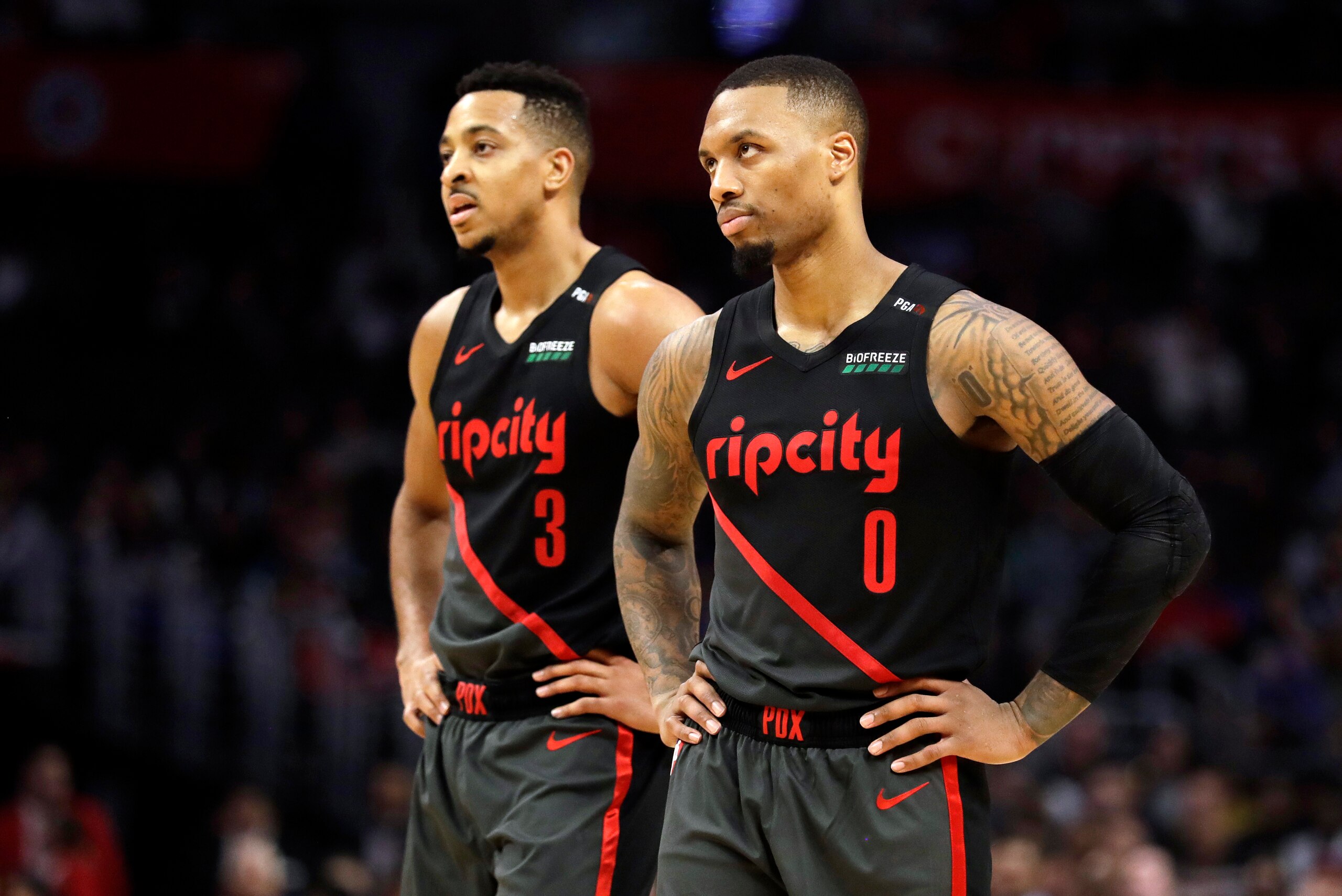 C.J. McCollum and Damian Lillard are the third-highest scoring duo in the NBA playoffs, averaging 78.8 points per game, entering the conference finals.