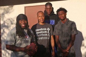 David Hill, Katrina Graves, Darnell Washington and Ezekiel Washington