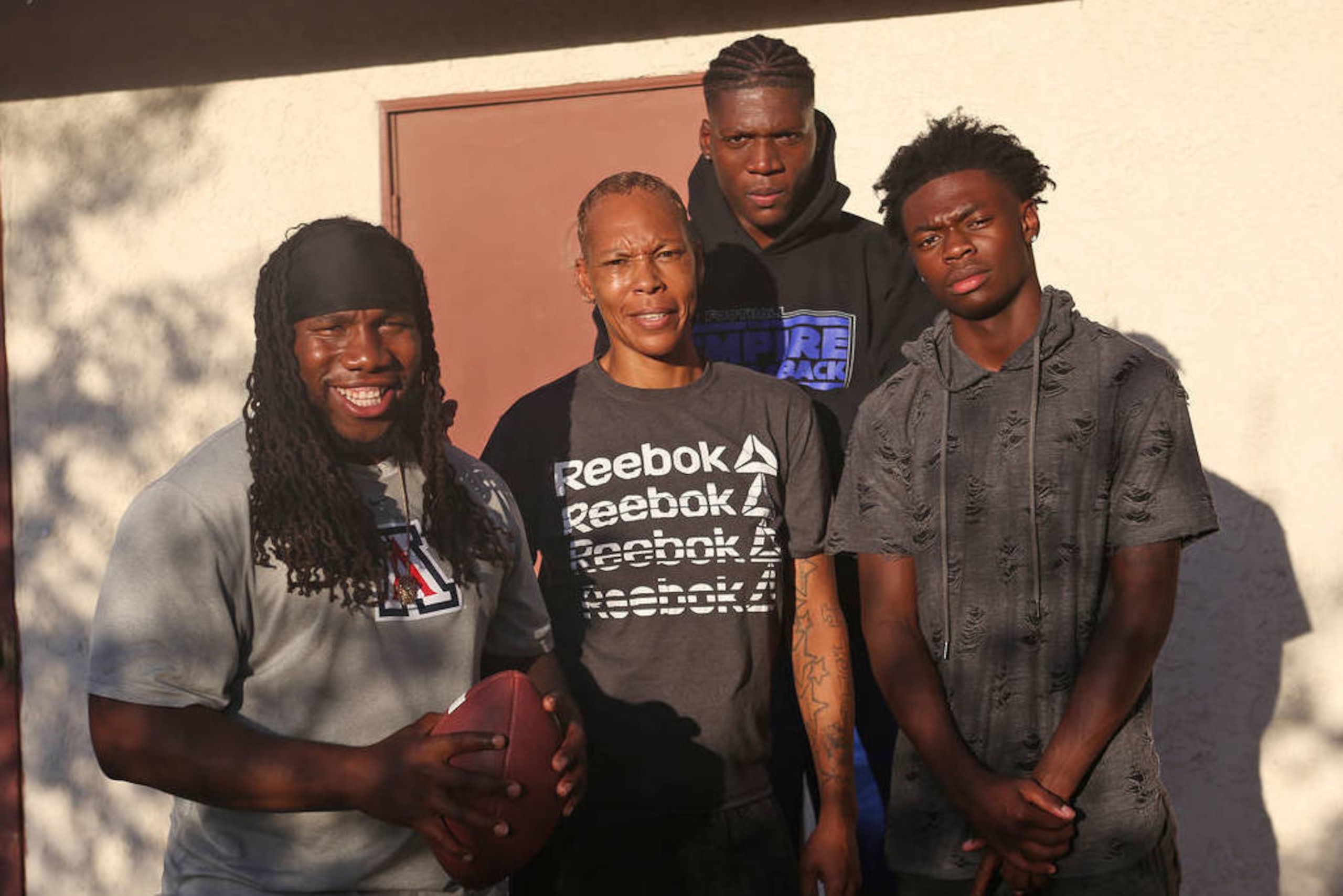 David Hill, Katrina Graves, Darnell Washington and Ezekiel Washington