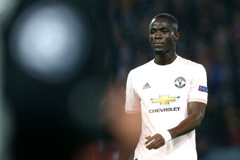 PARIS,FRANCE - MARCH 6: Eric Bailly of Manchester United during the UEFA Champions League Round of 16 Second Leg match between Paris Saint-Germain and Manchester United at Parc des Princes on March 6, 2019 in Paris, . (Photo by Chloe Knott - Danehouse/Get