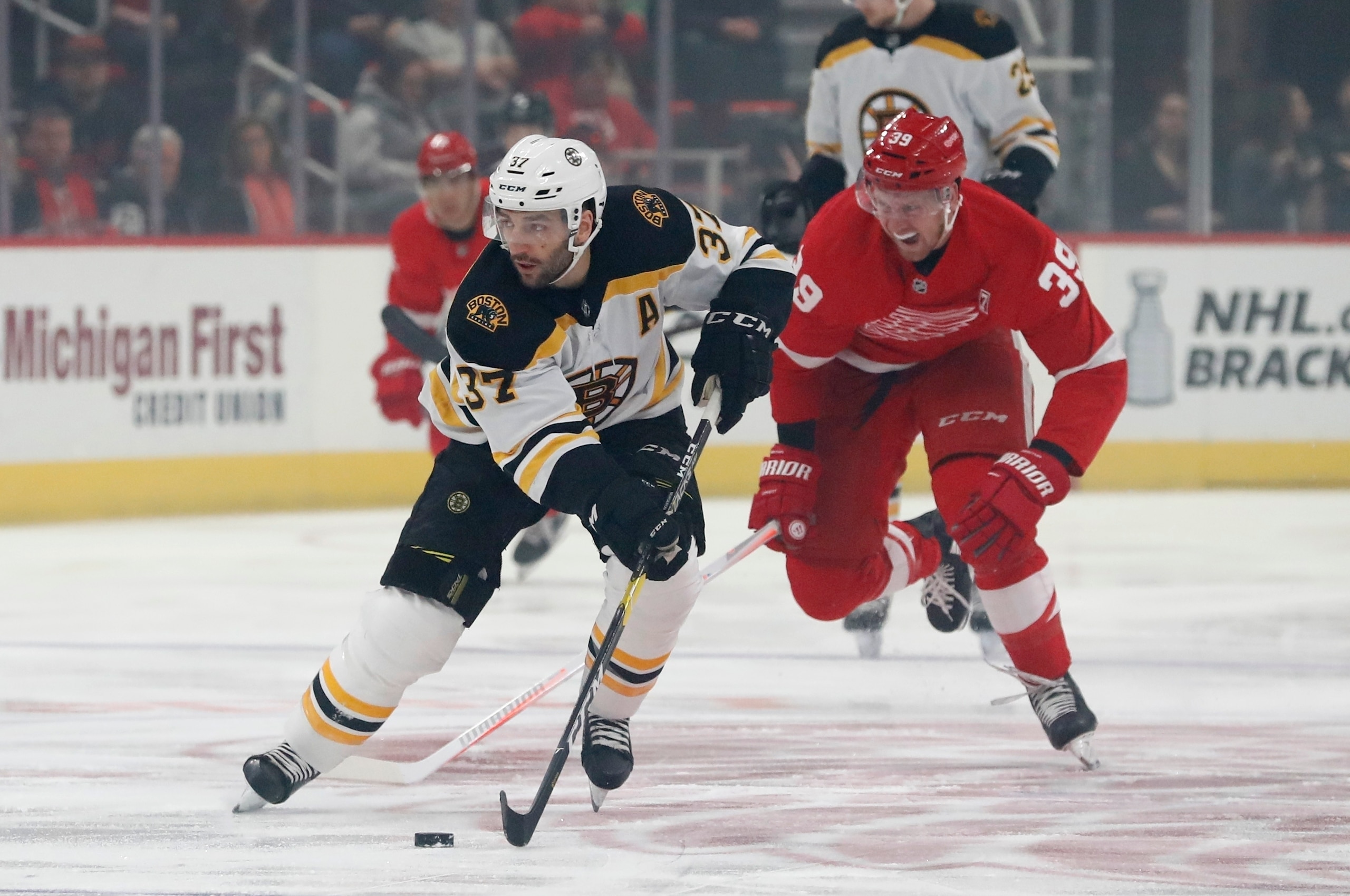 Patrice Bergeron and his linemates need to upgrade their play in Game 3 of the Stanley Cup Final.