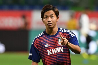 SUITA, JAPAN - SEPTEMBER 11:  Tatsuya Ito of Japan gestures prior to the international friendly match between Japan and Costa Rica at Suita City Football Stadium on September 11, 2018 in Suita, Osaka, Japan.  (Photo by Masashi Hara/Getty Images)