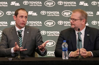 New York Jets head coach Adam Gase and former general manager Mike Maccagnan