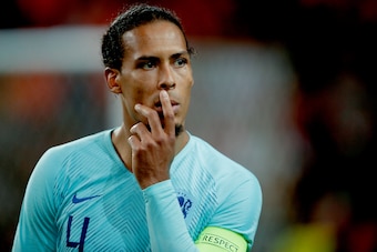PORTO, PORTUGAL - JUNE 9: Virgil van Dijk of Holland  during the    match between Portugal v Holland at the Estadio do Dragao on June 9, 2019 in Porto Portugal (Photo by Eric Verhoeven/Soccrates/Getty Images)