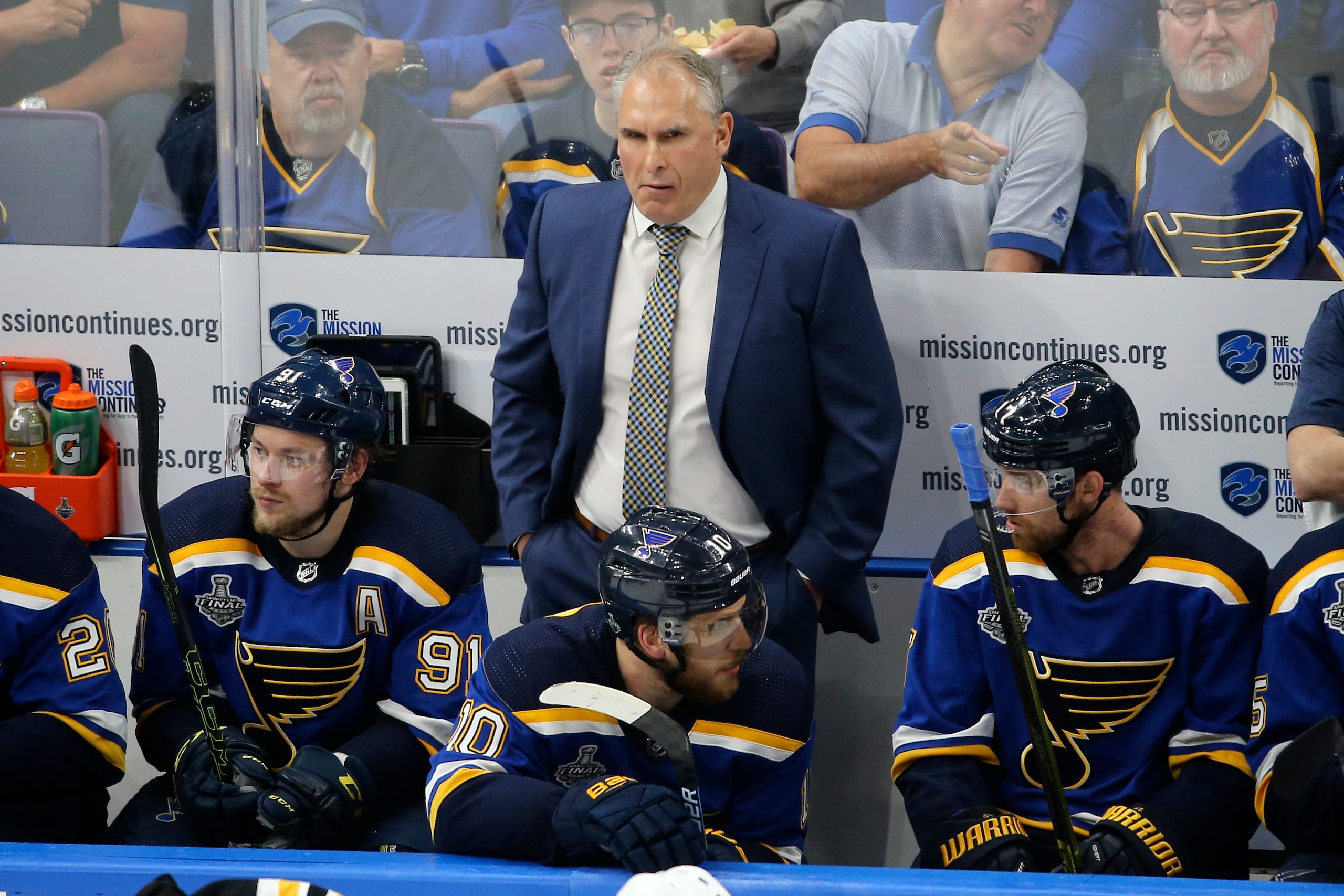 Craig Berube has to find a way to rally the Blues after dropping Game 6 at home.