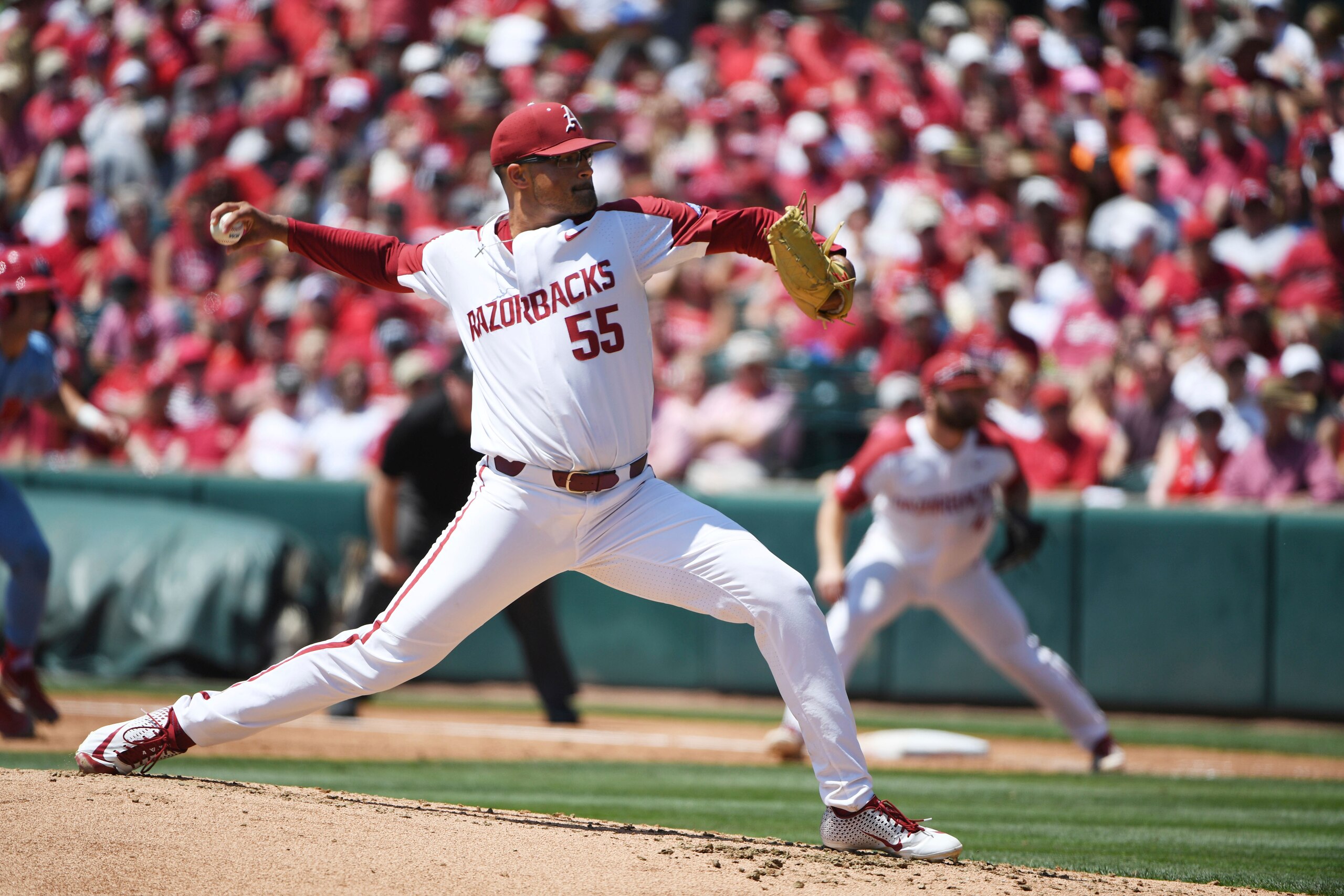Arkansas will need some strong starts in Omaha from ace Isaiah Campbell.