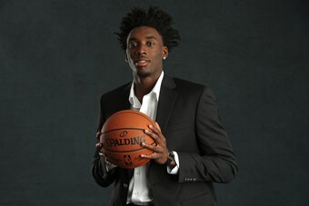 CHICAGO, IL - MAY 14: NBA Draft Prospect, Nassir Little poses for a portrait at the 2019 NBA Draft Lottery on May 14, 2019 at the Chicago Hilton in Chicago, Illinois. NOTE TO USER: User expressly acknowledges and agrees that, by downloading and/or using t