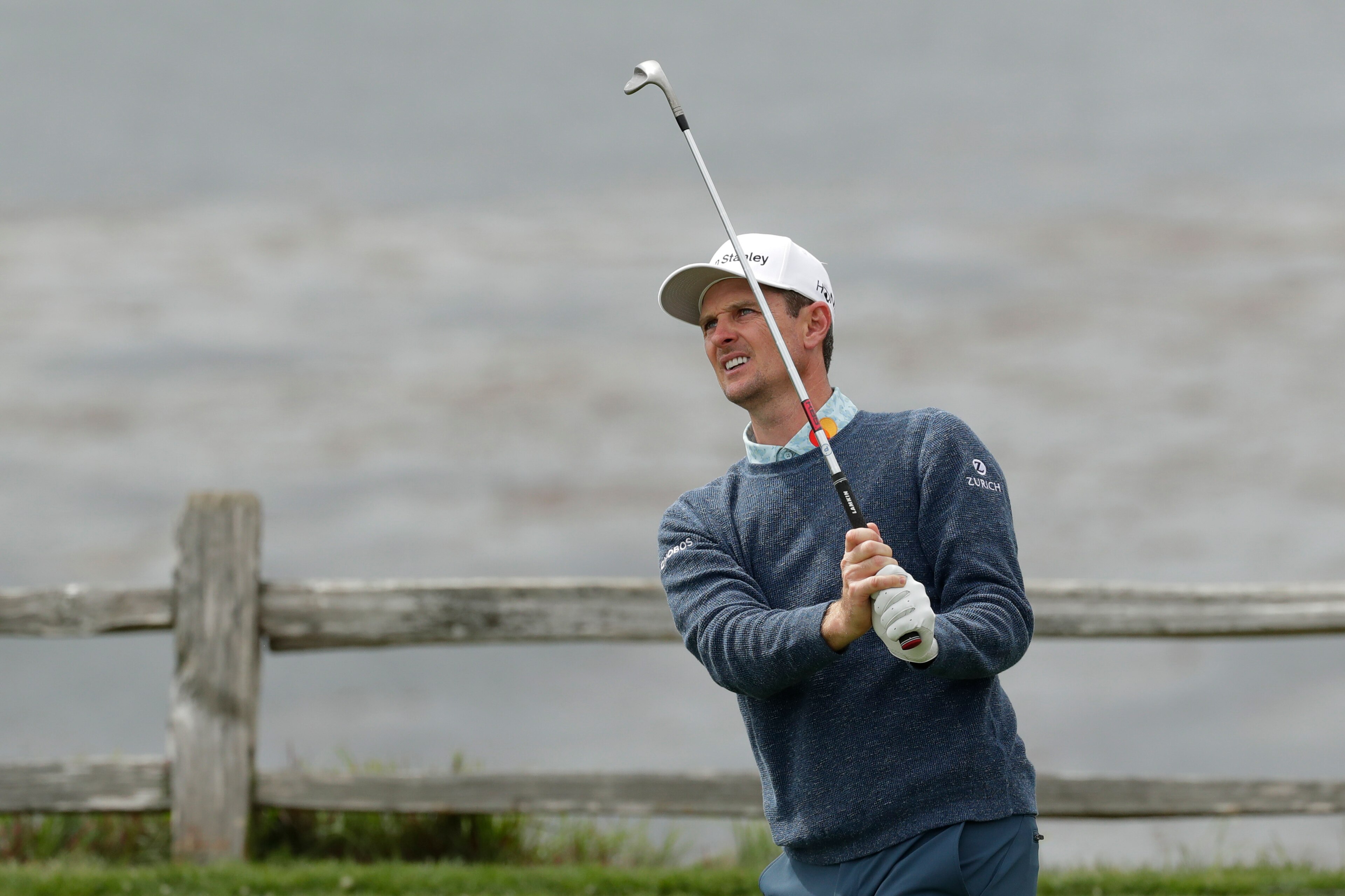 Justin Rose holds second place in the U.S. Open heading into the final round.