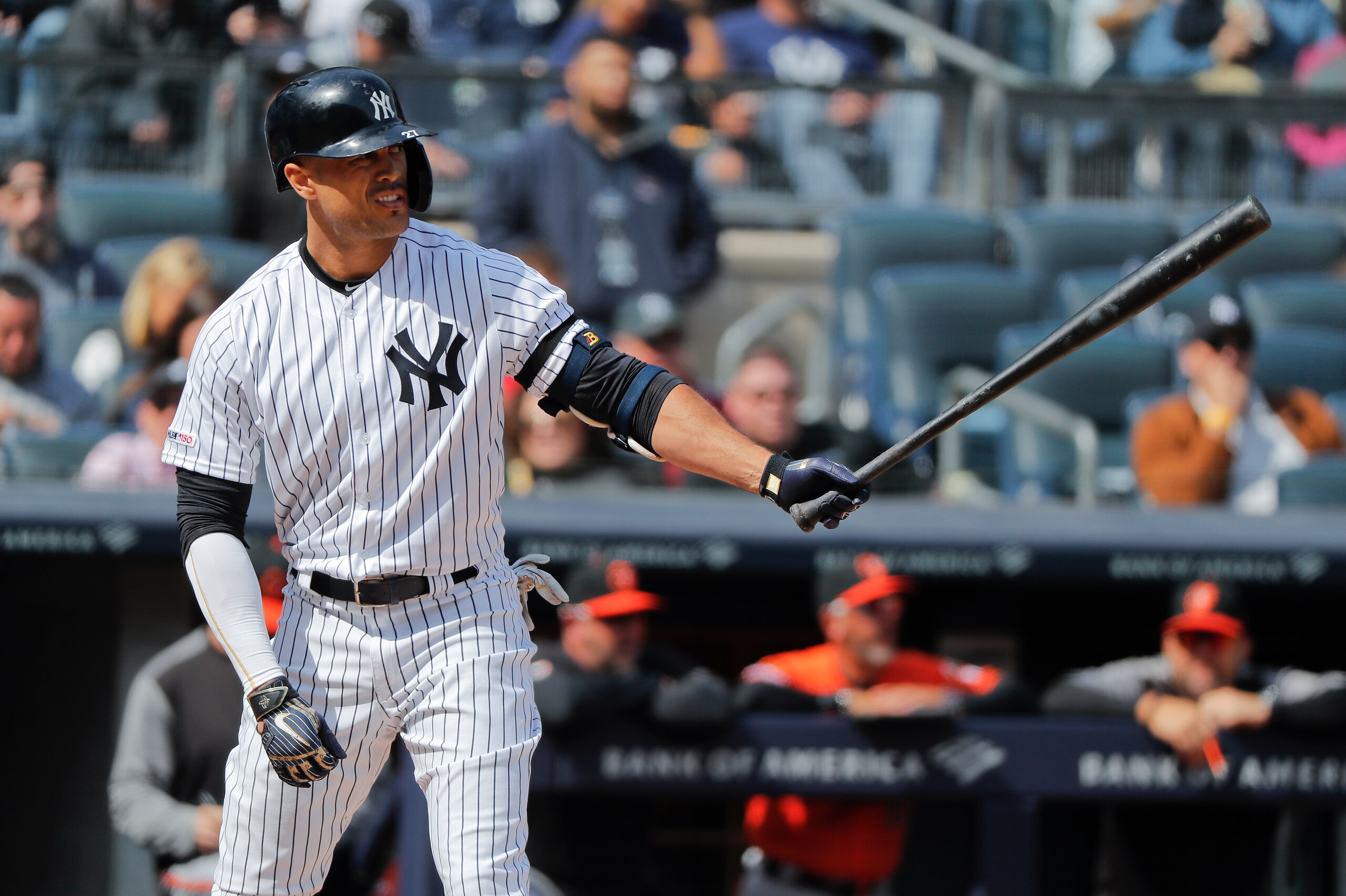 A healthy Giancarlo Stanton will be back in action for the New York Yankees this week.