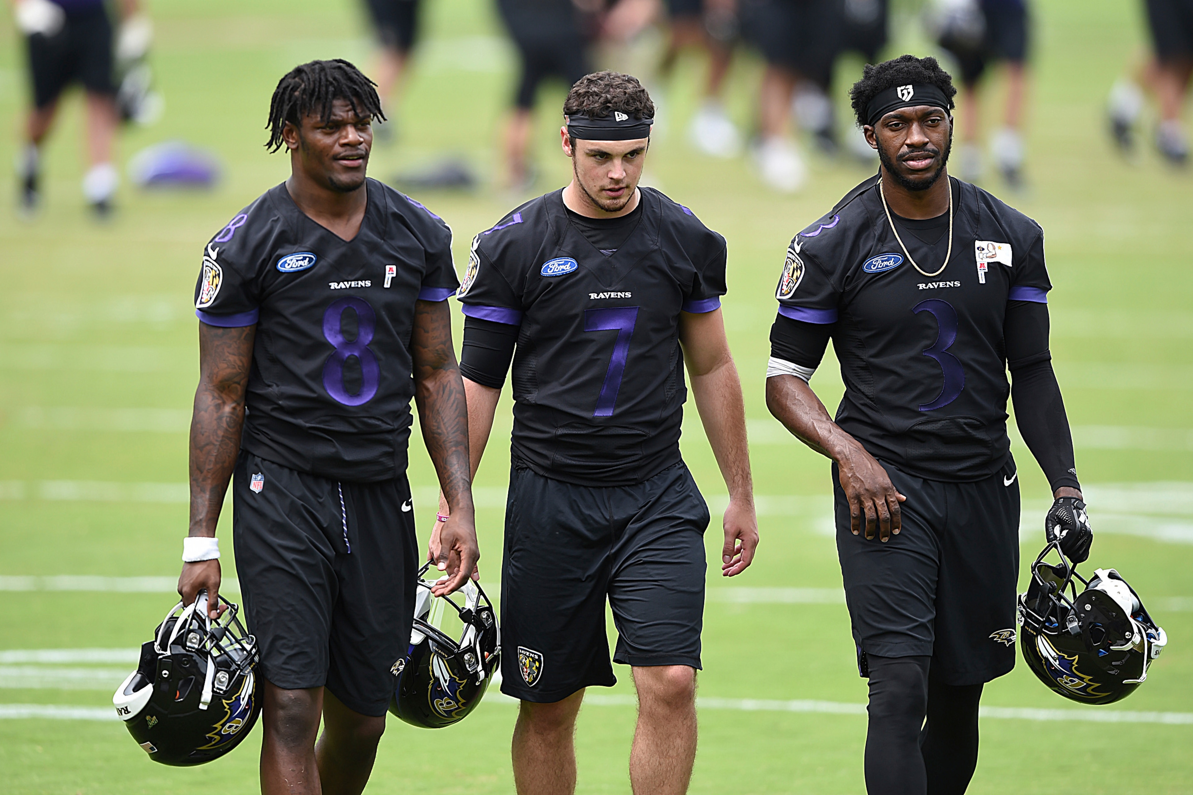 The Ravens have tried to cater their roster to their new offense, adding mobile quarterback Trace McSorley and re-signing Robert Griffin III to support Lamar Jackson. The Ravens have tried to cater their roster to their new offense, adding mobile quarterback Trace McSorley and re-signing Robert Griffin III to support Lamar Jackson.