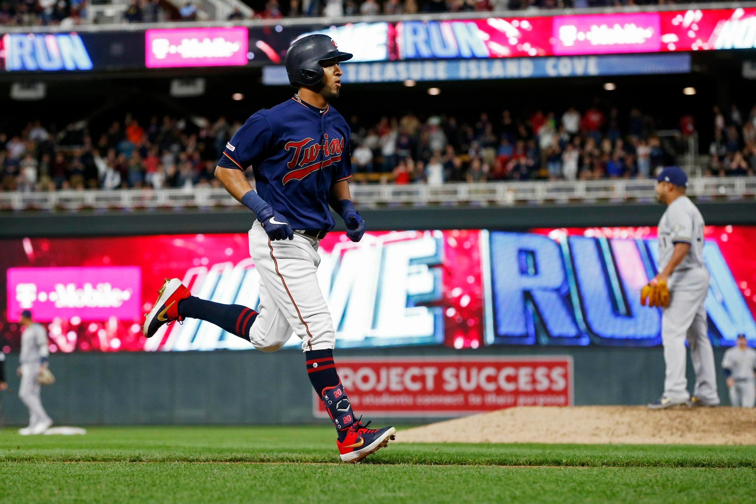 Eddie Rosario has done his part by hitting a team-high 19 home runs.