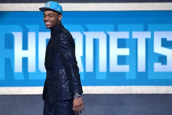 NEW YORK, NEW YORK - JUNE 20: PJ Washington reacts after being drafted with the 12th overall pick by the Charlotte Hornets during the 2019 NBA Draft at the Barclays Center on June 20, 2019 in the Brooklyn borough of New York City. NOTE TO USER: User expre NEW YORK, NEW YORK - JUNE 20: PJ Washington reacts after being drafted with the 12th overall pick by the Charlotte Hornets during the 2019 NBA Draft at the Barclays Center on June 20, 2019 in the Brooklyn borough of New York City. NOTE TO USER: User expre