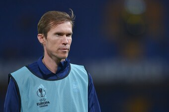 LONDON, ENGLAND - OCTOBER 25: Aleksandr Hleb of FC BATE Borisov looks on prior the UEFA Europa League Group L match between Chelsea and FC BATE Borisov at Stamford Bridge on October 25, 2018 in London, United Kingdom. (Photo by TF-Images/Getty Images)