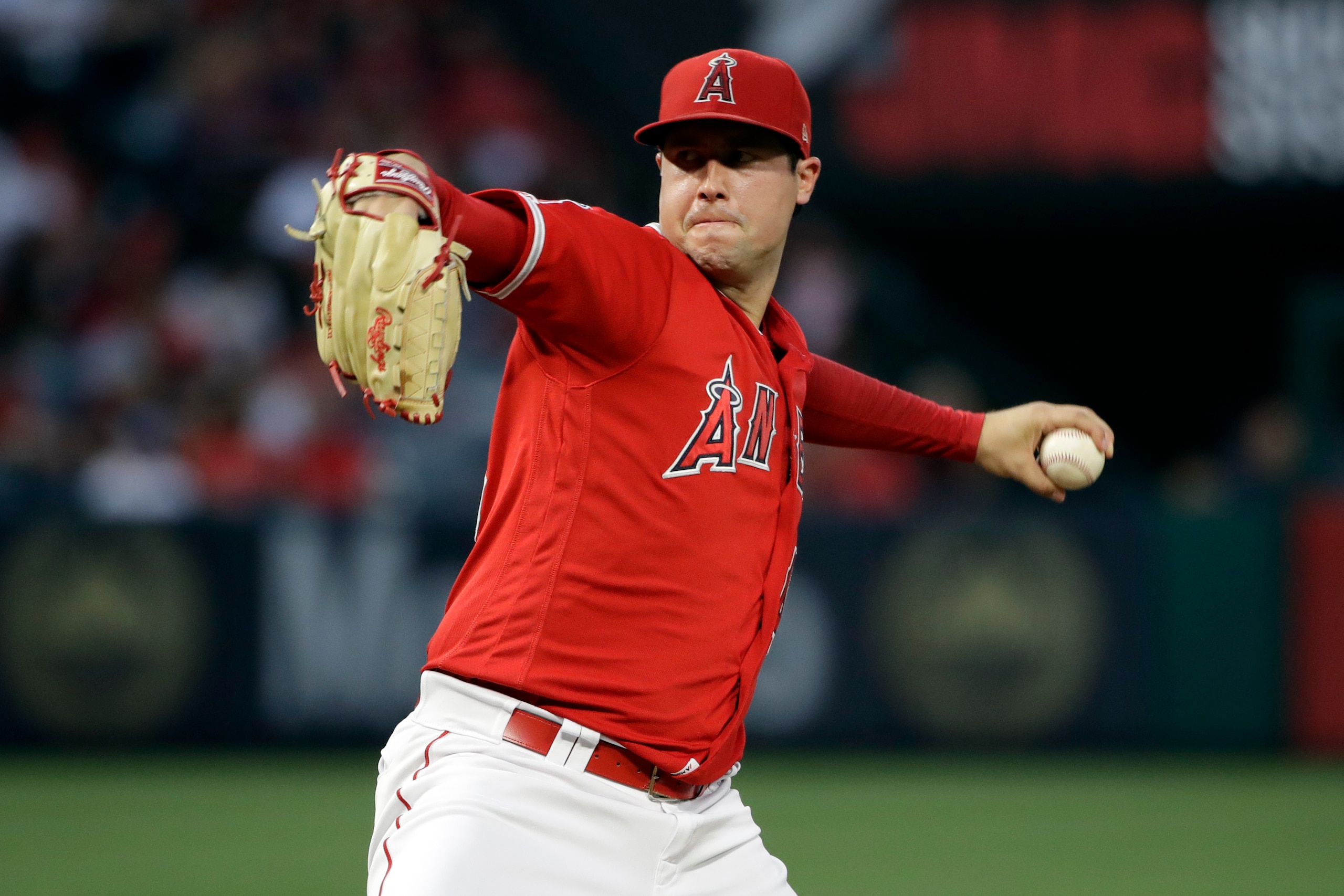 After missing large parts of last season because of injuries, Tyler Skaggs led the Angels in innings this season. After missing large parts of last season because of injuries, Tyler Skaggs led the Angels in innings this season.