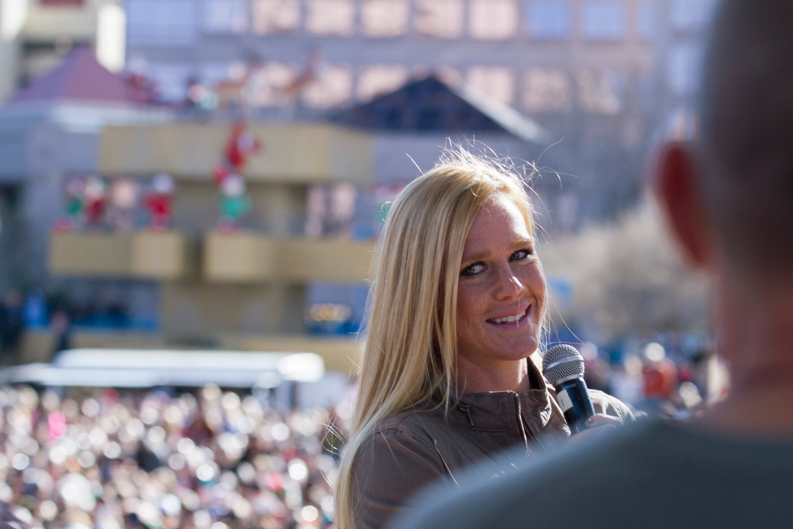 Holm's victory parade.