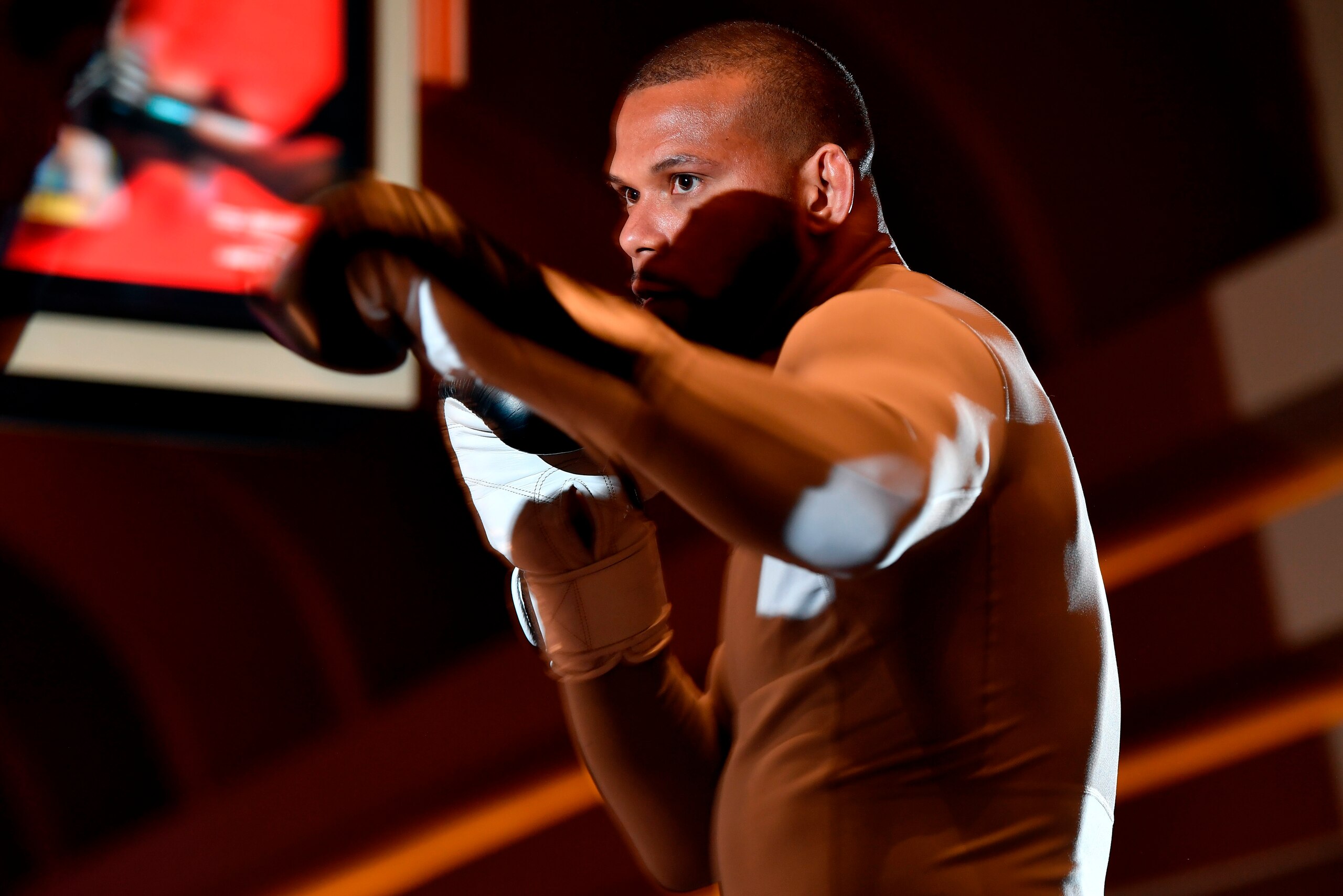 LAS VEGAS, NEVADA - JULY 03:  Thiago Santos of Brazil holds an open workout for fans and media during the UFC 239 Open Workouts event at MGM Grand Hotel & Casino on July 3, 2019 in Las Vegas, Nevada. (Photo by Jeff Bottari/Zuffa LLC/Zuffa LLC via Getty Im