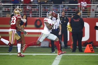 As much as the Giants bristled about his personality, Beckham also produced at an elite level, registering at least 75 catches and more than 1,000 yards receiving in four of his five seasons in New York.