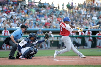 The "robo umpire" system utilizes a network of calibrated lasers that adjust to each hitter's unique strike zone based on their size. The "robo umpire" system utilizes a network of calibrated lasers that adjust to each hitter's unique strike zone based on their size.