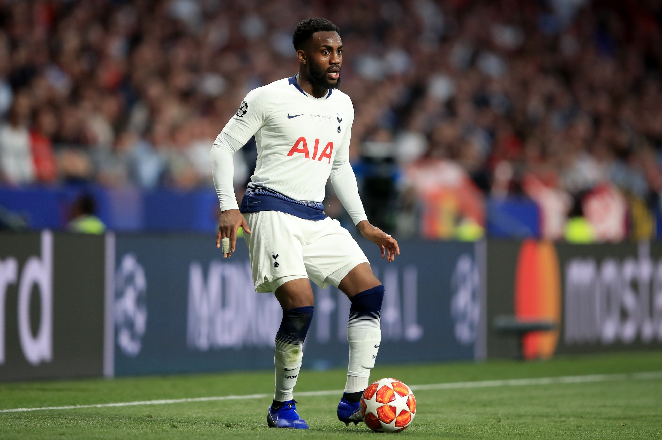 MADRID, SPAIN - JUNE 01: Danny Rose of Tottenham Hotspur during the UEFA Champions League Final between Tottenham Hotspur and Liverpool at Estadio Wanda Metropolitano on June 1, 2019 in Madrid, Spain. (Photo by Marc Atkins/Getty Images)