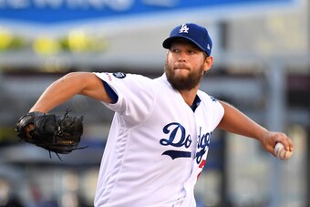 LOS ANGELES, CA - JULY 20: Clayton Kershaw #22 of the Los Angeles Dodgers pitches in the second inning of the game against the Miami Marlins at Dodger Stadium on July 20, 2019 in Los Angeles, California. (Photo by Jayne Kamin-Oncea/Getty Images)