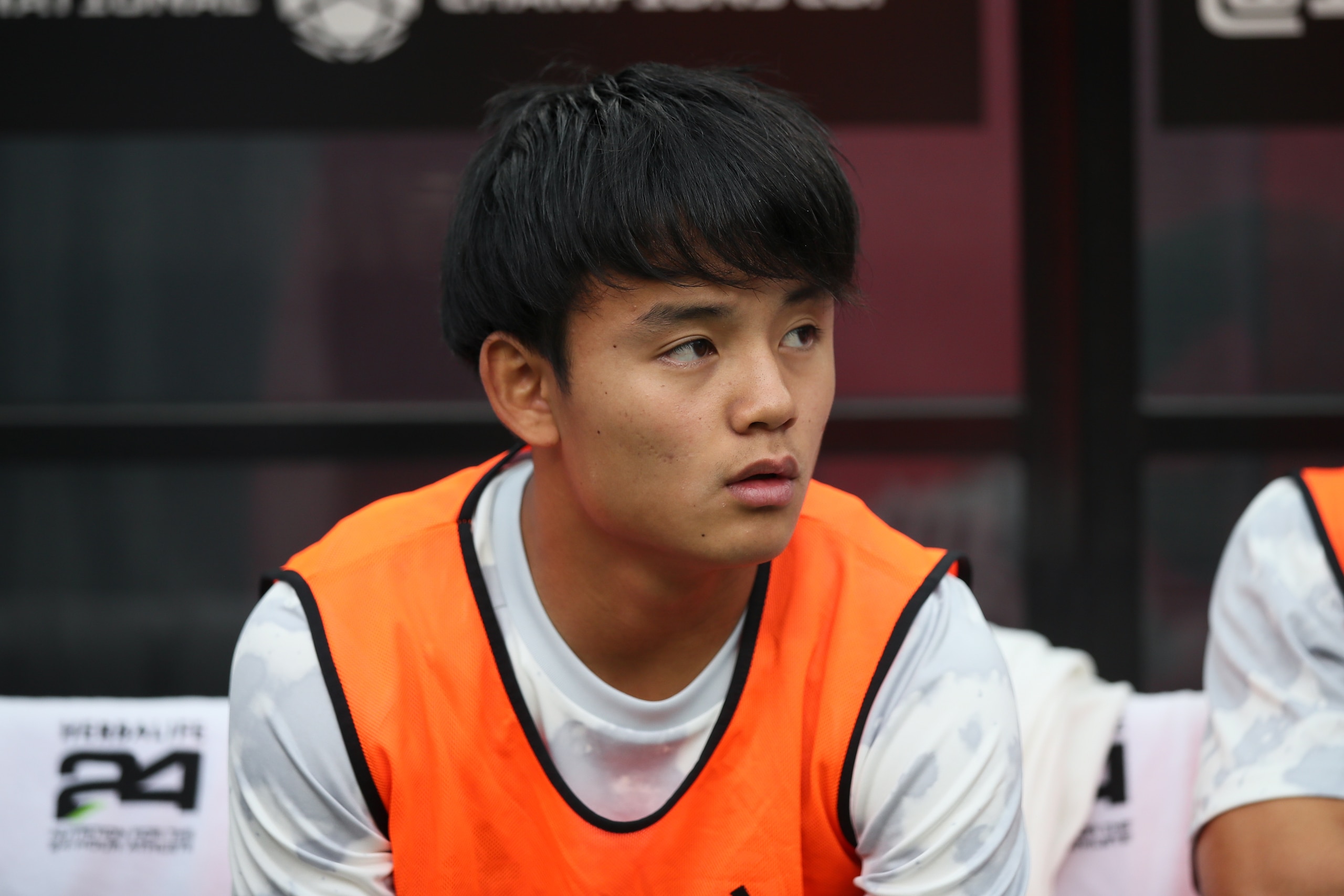 LANDOVER, MD - JULY 23: Takefusa Kubo of Real Madrid during the International Champions Cup fixture between Real Madrid and Arsenal at FedExField on July 23, 2019 in Landover, Maryland. (Photo by Matthew Ashton - AMA/Getty Images)