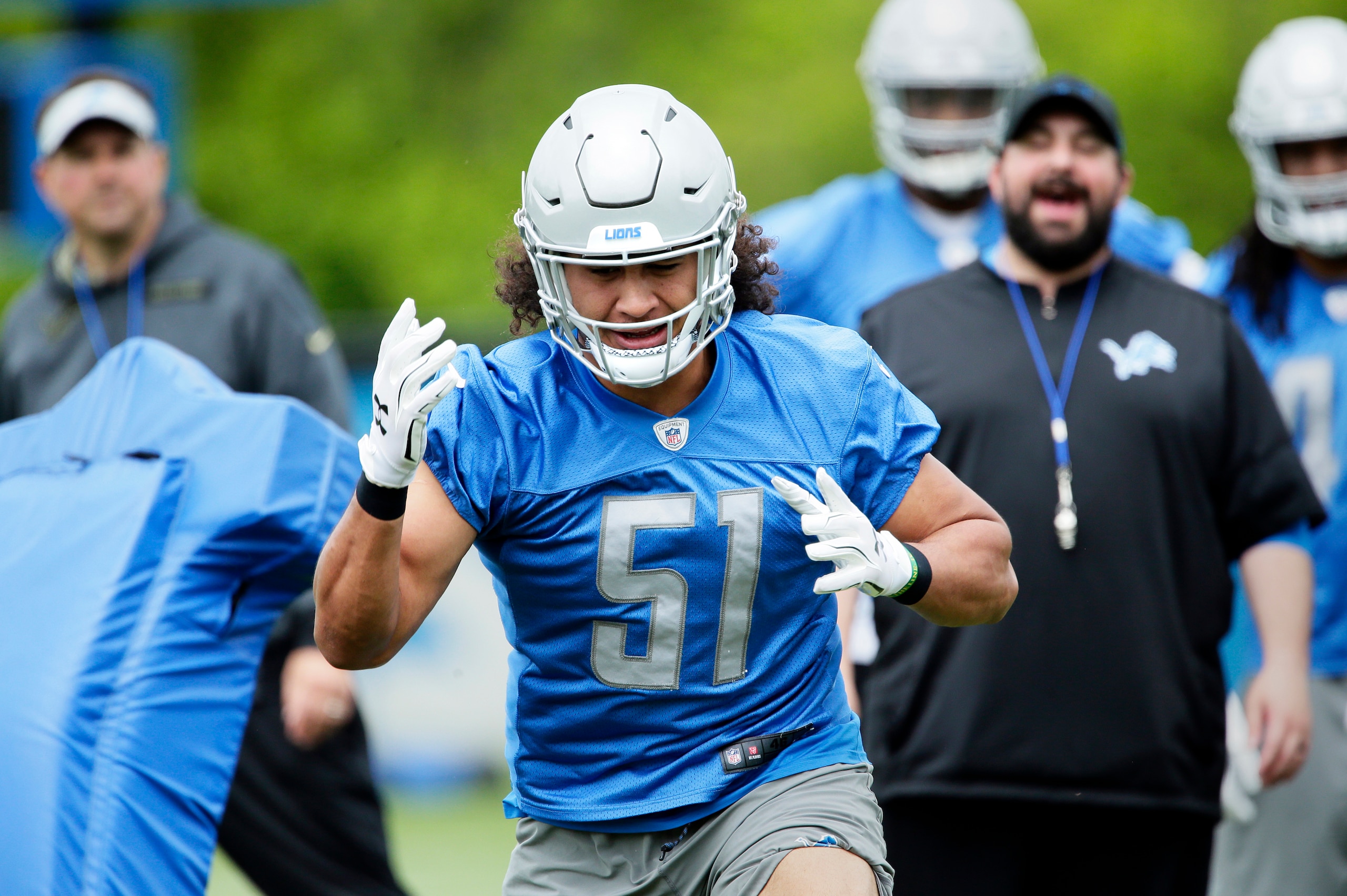 Watch out for Jahlani Tavai at Lions camp.