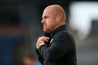 BURNLEY, ENGLAND - JULY 30:  Sean Dyche the manager of Burnley looks on during a pre-season friendly match between Burnley and Nice at Turf Moor on July 30, 2019 in Burnley, England. (Photo by Alex Livesey/Getty Images)