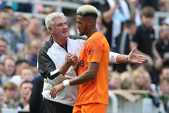 NEWCASTLE UPON TYNE, ENGLAND - AUGUST 03: during the Pre-Season Friendly match between Newcastle United and AS Saint - Etienne at St. James Park on August 03, 2019 in Newcastle upon Tyne, England. (Photo by Ian MacNicol/Getty Images)
