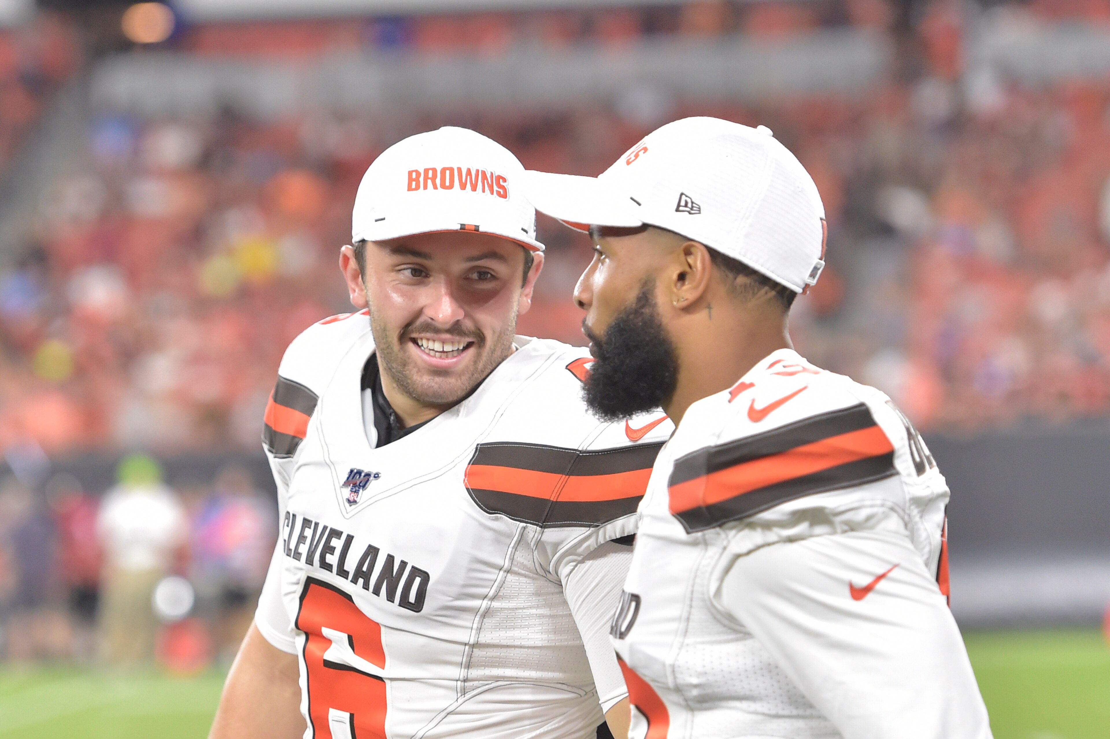 Baker Mayfield and Odell Beckham Jr.