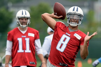 Alex Tanney and Marcus Mariota