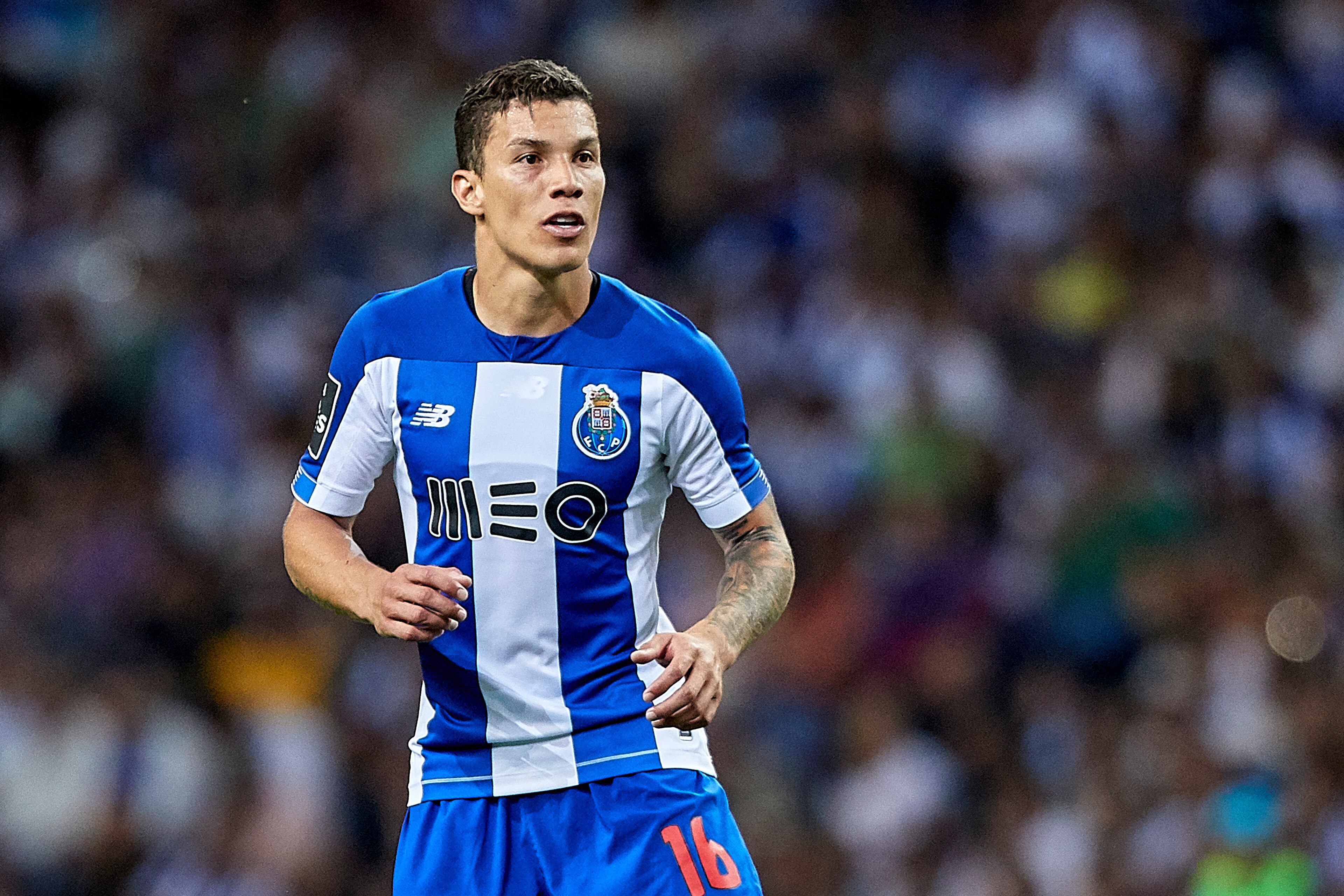 PORTO, PORTUGAL - SEPTEMBER 01: Mateus Uribe of FC Porto looks on during the Liga Nos match berween FC Porto and Vitoria SC at Estadio do Dragao on September 01, 2019 in Porto, Portugal. (Photo by Quality Sport Images/Getty Images) PORTO, PORTUGAL - SEPTEMBER 01: Mateus Uribe of FC Porto looks on during the Liga Nos match berween FC Porto and Vitoria SC at Estadio do Dragao on September 01, 2019 in Porto, Portugal. (Photo by Quality Sport Images/Getty Images)