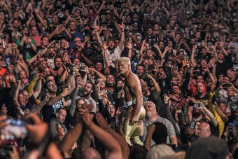 The crowd loves Cody Rhodes.