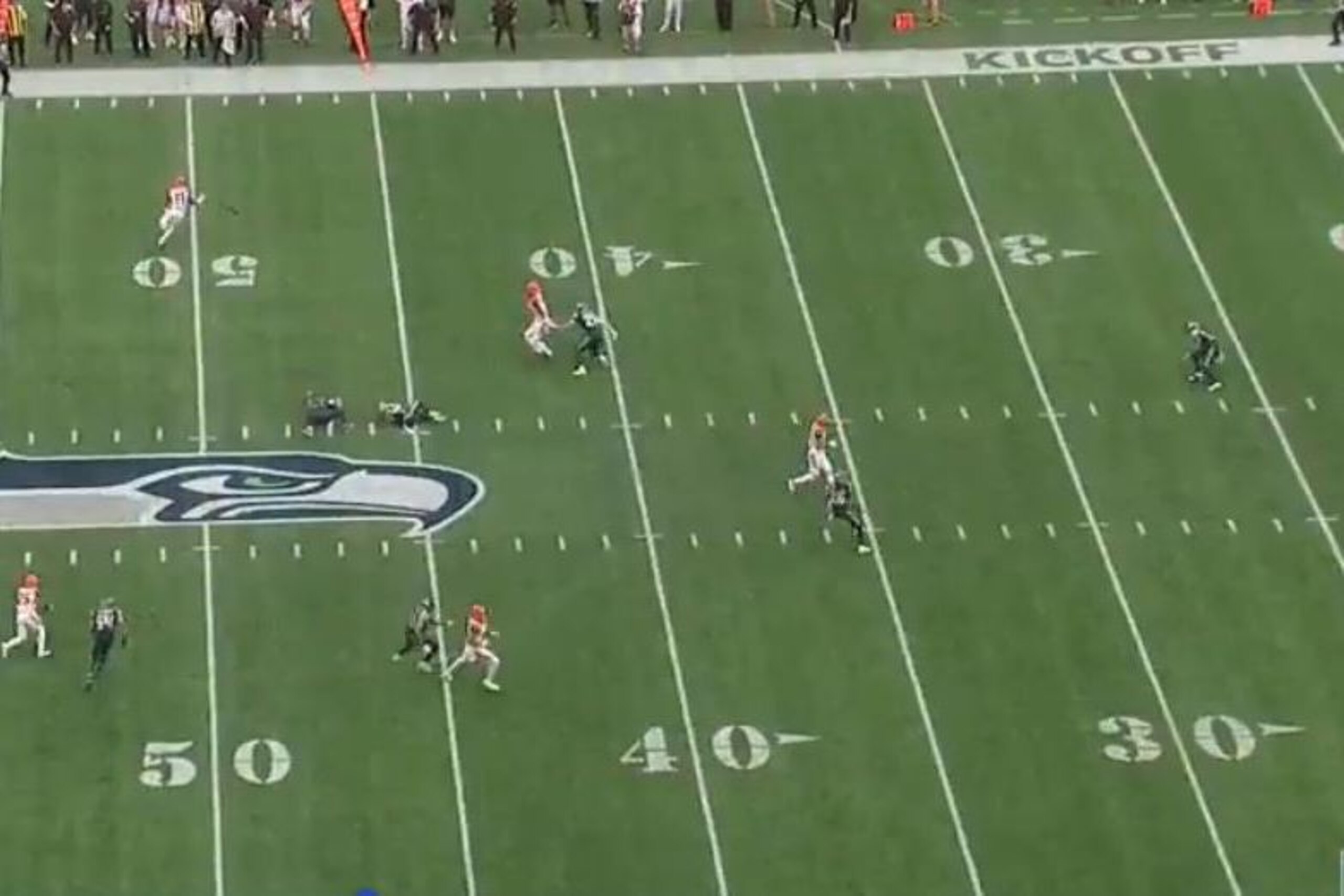 John Ross' drop just before halftime.