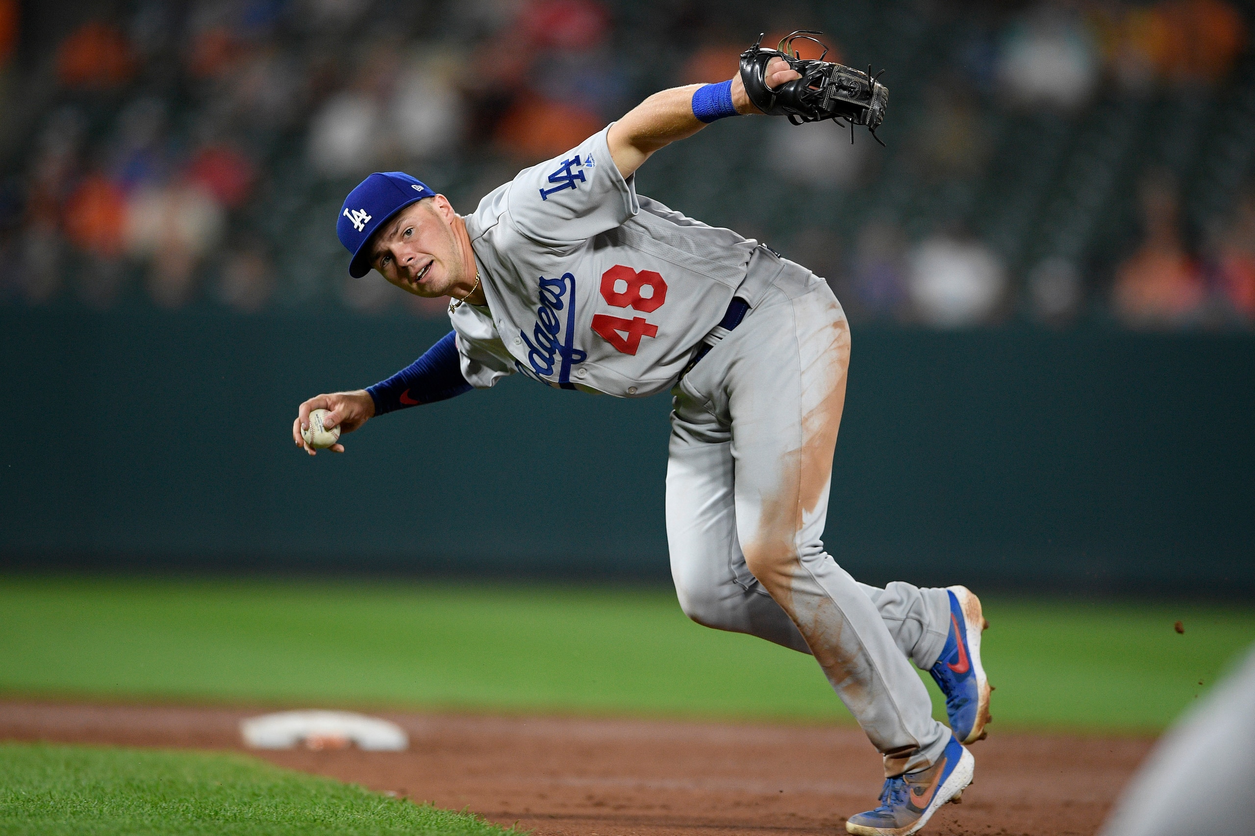 Gavin Lux could force his way into the postseason lineup if he continues to hold his own against big league pitching.
