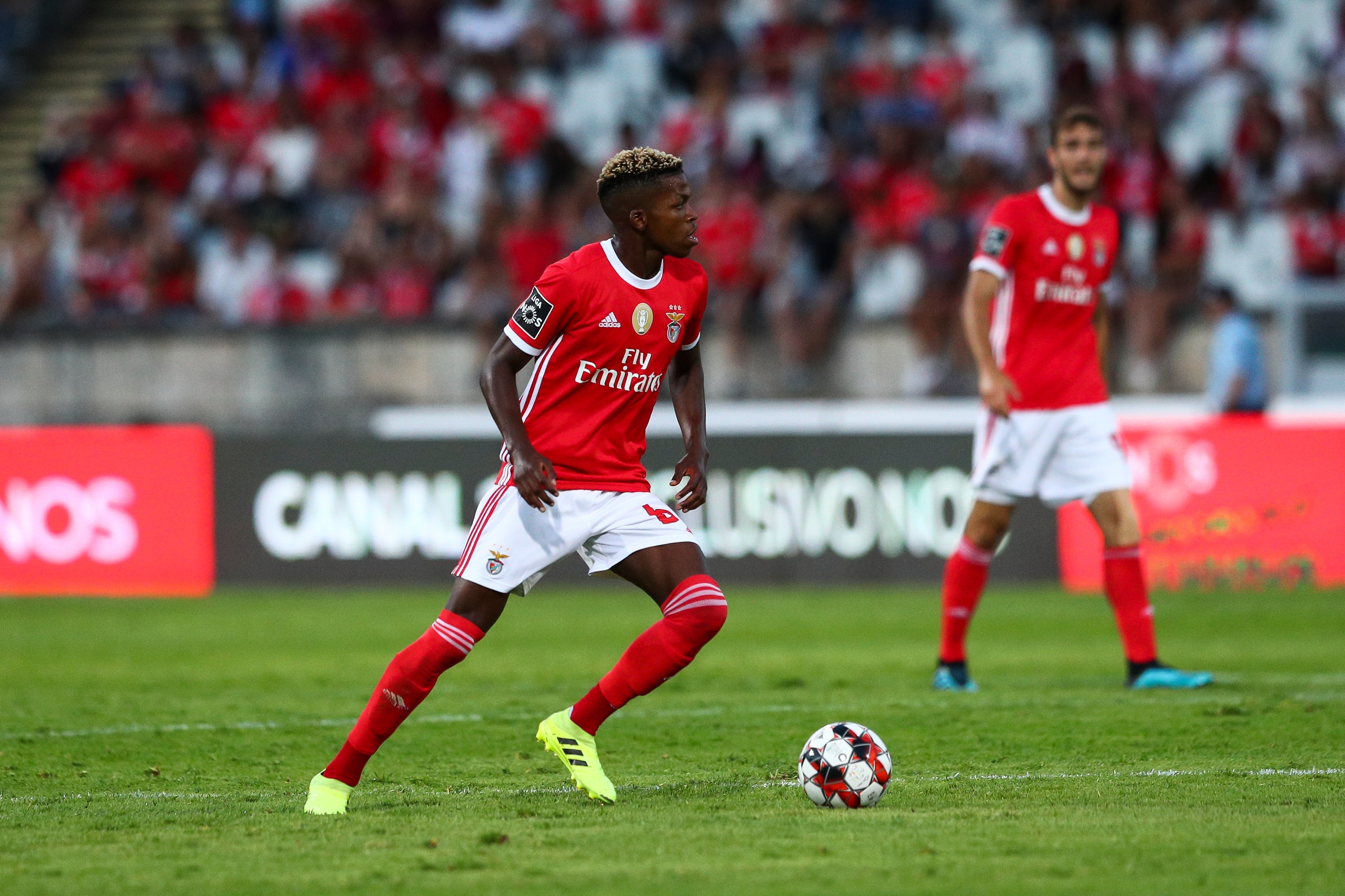 LISBON, PORTUGAL - AUGUST 17: Florentino Luis of SL Benfica during the Liga Nos match between Belenenses SAD and SL Benfica at Do Jamor Stadium on August 17, 2019 in Lisbon, Portugal. (Photo by Carlos Rodrigues/Getty Images)