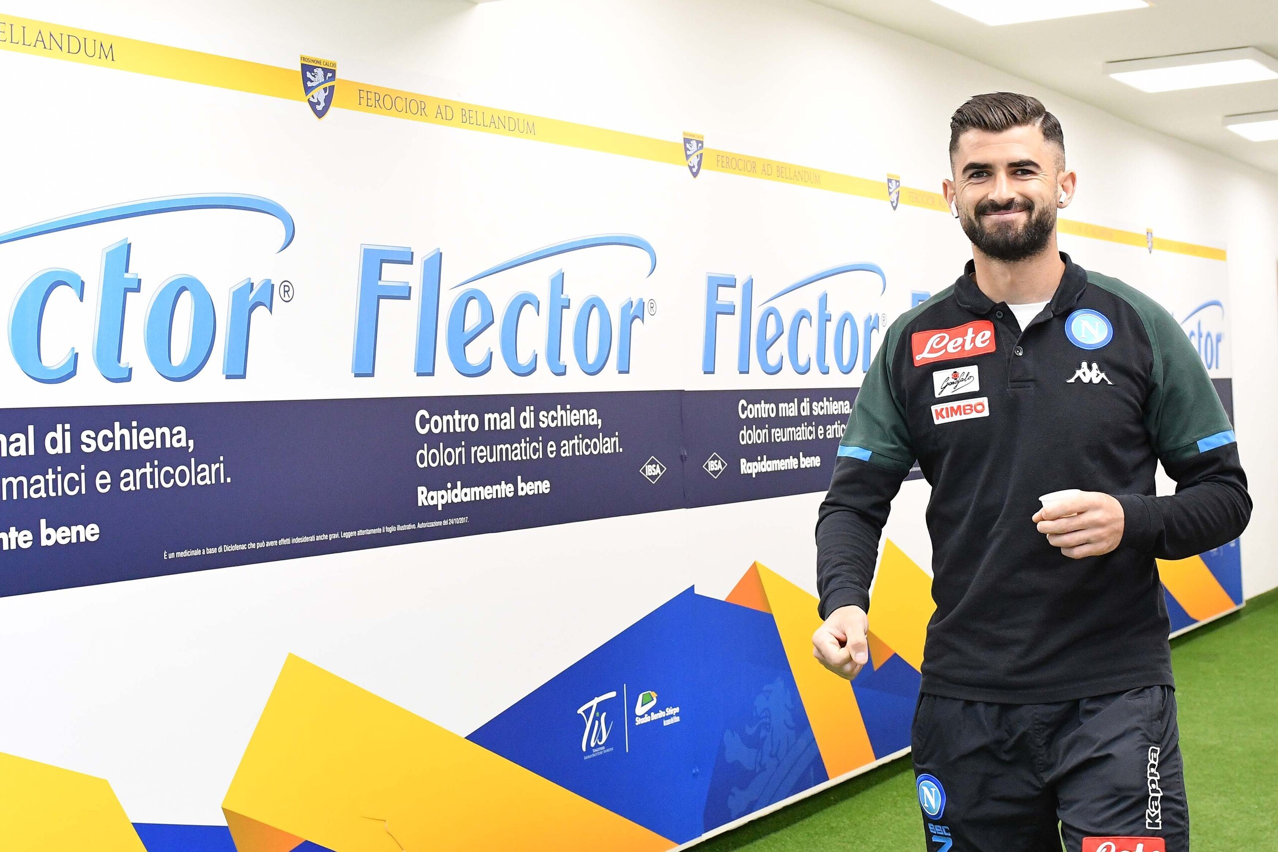 FROSINONE, ITALY - APRIL 28:  Elseid Hysaj of Napoliahead of the Serie A match between Frosinone Calcio and SSC Napoli at Stadio Benito Stirpe on April 28, 2019 in Frosinone, Italy.  (Photo by SSC NAPOLI/Getty Images)