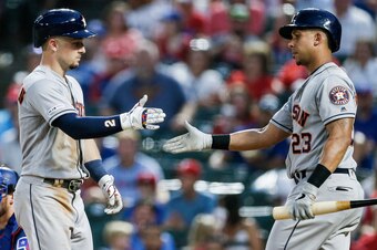 With Michael Brantley hitting in front of him, Bregman thrived as the Astros' cleanup hitter this season, hitting 12 homers and driving in 36 runs in 34 games.