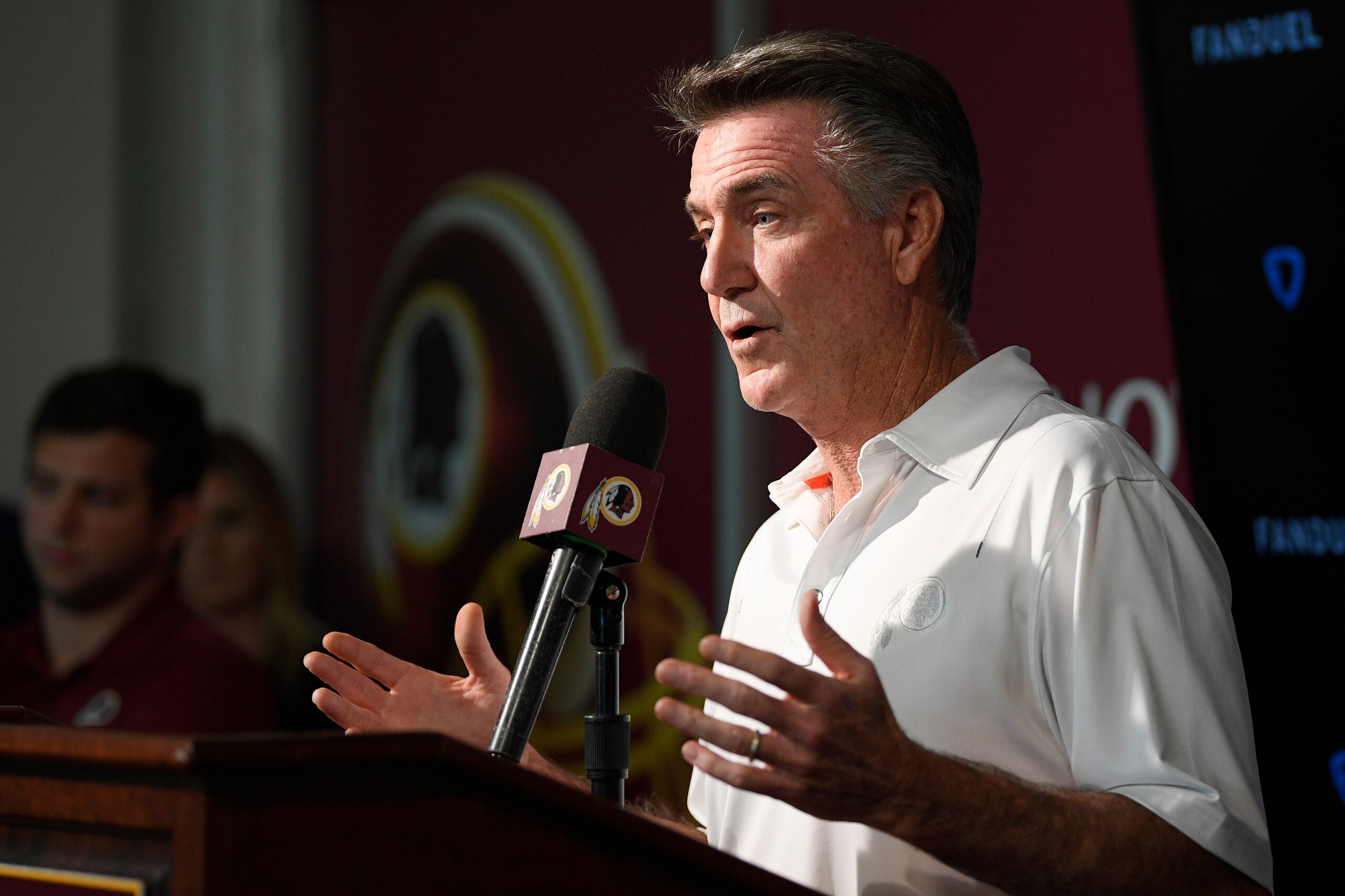 Washington Redskins executive vice president and general manager Bruce Allen Washington Redskins executive vice president and general manager Bruce Allen