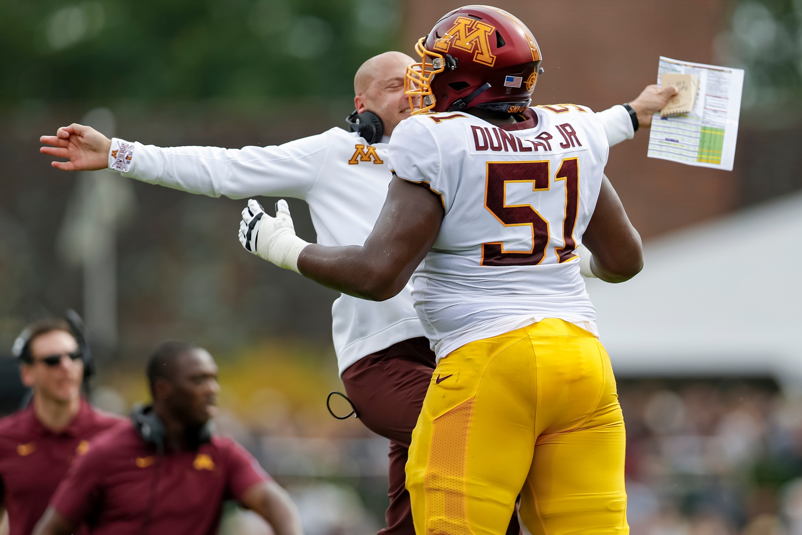 WEST LAFAYETTE, IN - SEPTEMBER 28: Head coach PJ Fleck of the Minnesota Golden Gophers is seen during the game against the Purdue Boilermakers at Ross-Ade Stadium on September 28, 2019 in West Lafayette, Indiana. (Photo by Michael Hickey/Getty Images)