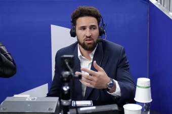 Klay Thompson has been helpless to stop Golden State's struggles